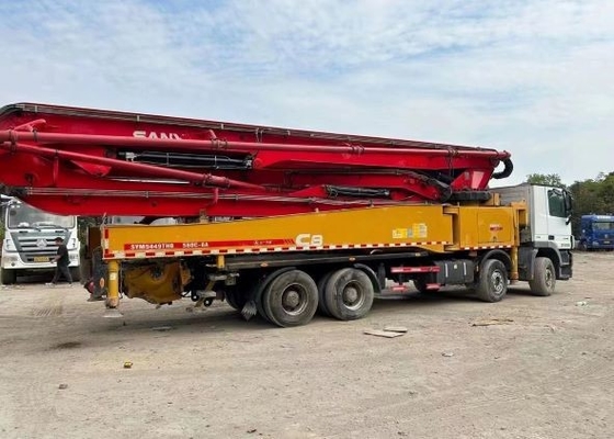 56m Used Concrete Pump Truck SYM5449THB560C-8A With Benz Chassis