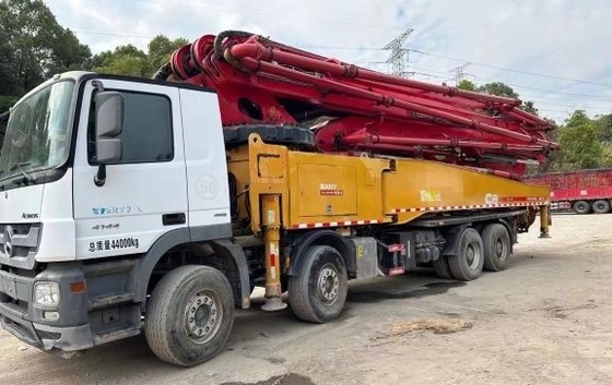 56m Used Concrete Pump Truck SYM5449THB560C-8A With Benz Chassis