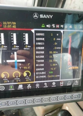 SANY SR220C 2014 Used Foundation Drilling Equipment 257 KW 22Rpm