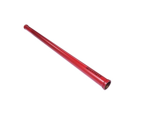 Red Concrete Pump Truck Parts A810301010021 A810301010021C Concrete Pump Tube 125A*3m