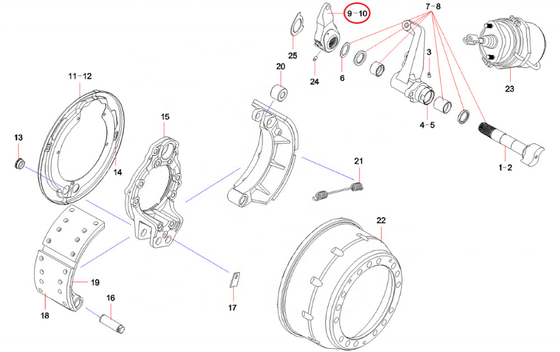60110538 / 60110534  Front Left/RightAdjuster 3501130 / 3501170 (26-teeth) for SANY Crane