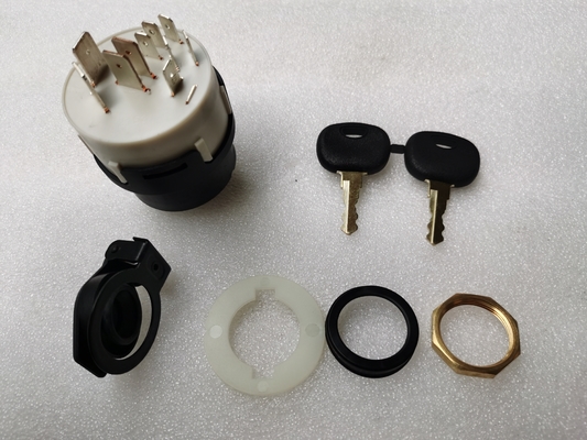 B241200000030 B241200000743 6JB-003-959-007 Ignition switch key 5-A-4-1/QSY015038 6JB-003-959-00 Hella for SANY reacher stacker