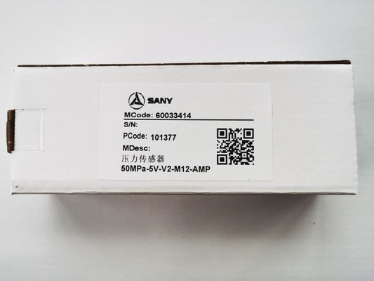 60033414 Pressure Sensor 50MPa-5V-V2-M12-AMP ZQ-JS 50MPa For SANY Motor Grader PQ190 SHG190