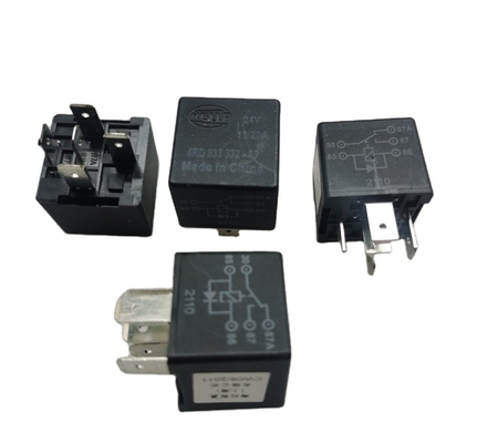 Hella Relay 4RD 933 332-09 5 PIN 24V Construction Machine Spare Parts 10/20A  For SANY