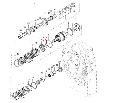 60285118 234113 SEAL RING60285255 4501454 Original Spare Parts DA-NA SPI-CER 1205FT20640 for SANY Rough Terrain Crane