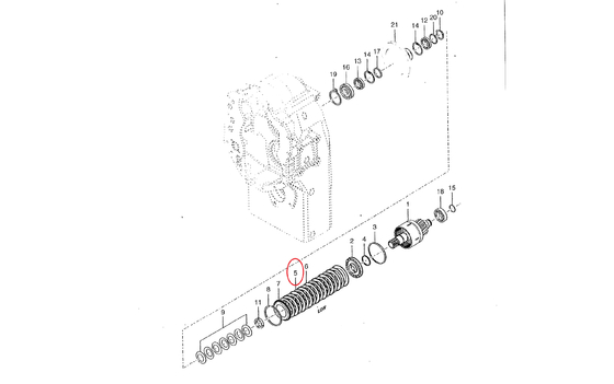 60285121 234336 DISC CLUTCH INNER 4501216 Original spare parts DA-NA SPI-CER 1205FT20640 for SANY Rough terrain crane