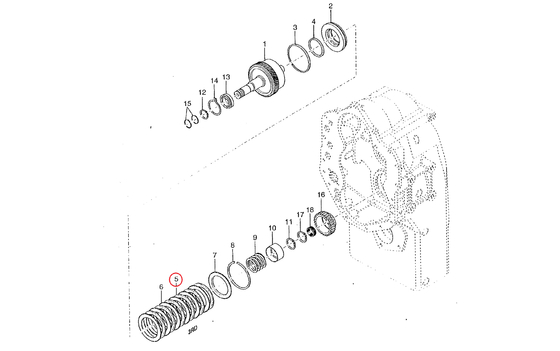 60285132 237016 DISC-CLUTCH INNER 2ND CLUTCH 60285244 4501199 Original spare parts DA-NA SPI-CER 1205FT20640 for SANY Rough Terrai