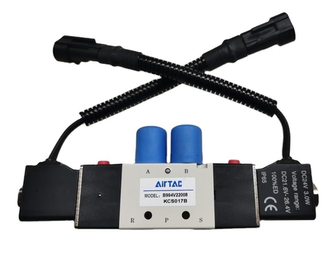 60128948 2/5 valve B994V22008 KCS017B DC 24V AIRTAC for SANY mobile crane
