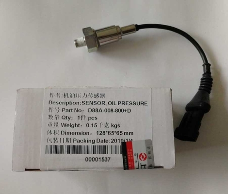 60085533 Pressure sensor D88A-008-800 D88A-008-800+D 1MPa-24V-V-G1/4-NPT SHANGCHAI for Sany Moblie Crane