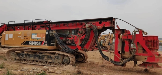 SR405R 2020 Used Rotary Drilling Rig 377 KW For Foundation Construction