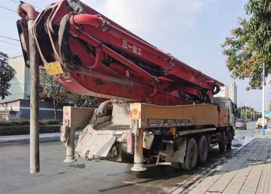 2013 Refurbished Concrete Pumps 4 Axle 56m Used Concrete Boom Pump