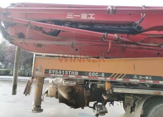 2013 Refurbished Concrete Pumps 4 Axle 56m Used Concrete Boom Pump