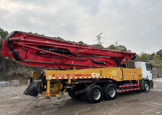 2019  Used Concrete Pump Truck 49M Second Hand Concrete Pump 3 Axle