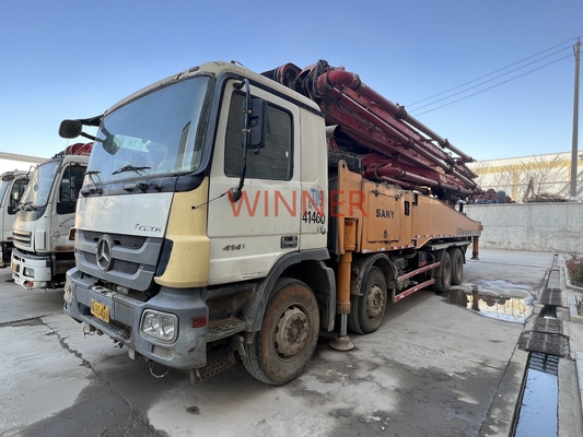 2012 56m Pump Truck Used Construction Equipment SY5419THB 6 Sections With RZ Boom