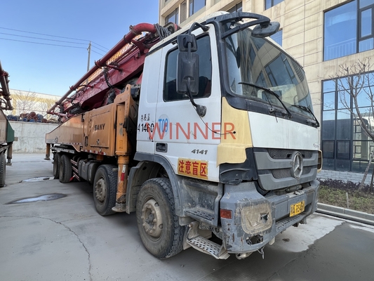 2012 56m Pump Truck Used Construction Equipment SY5419THB 6 Sections With RZ Boom