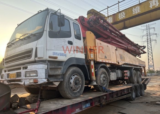 SANY 2012 Used Concrete Pump Truck 52m 5 Sections With RZ Boom SY5418THB52