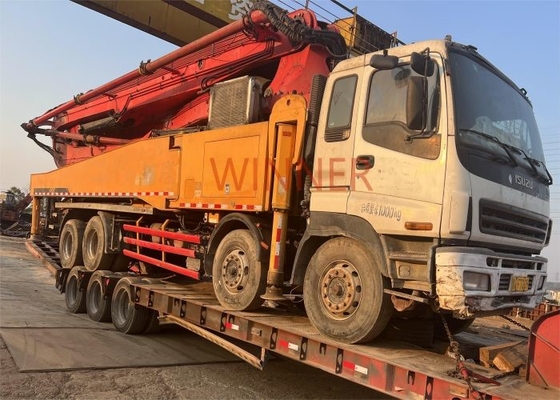 SANY 2012 Used Concrete Pump Truck 52m 5 Sections With RZ Boom SY5418THB52