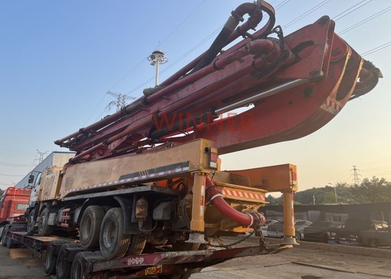 SANY 2012 Used Concrete Pump Truck 52m 5 Sections With RZ Boom SY5418THB52