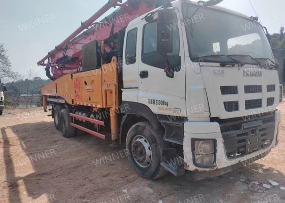 2016 Used Concrete Pump Truck SANY 3 Axle SYM5339THBDW 490C-8S