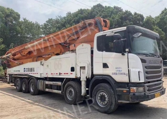 63m Used Concrete Pump Truck Zoomlion 5 Axle 2013 Manufacture