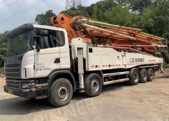 63m Used Concrete Pump Truck Zoomlion 5 Axle 2013 Manufacture