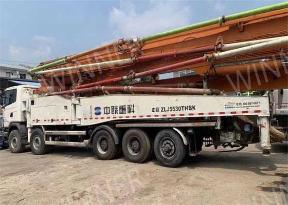 63m Used Concrete Pump Truck Zoomlion 5 Axle 2013 Manufacture