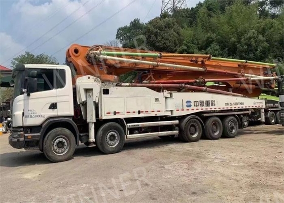 63m Used Concrete Pump Truck Zoomlion 5 Axle 2013 Manufacture