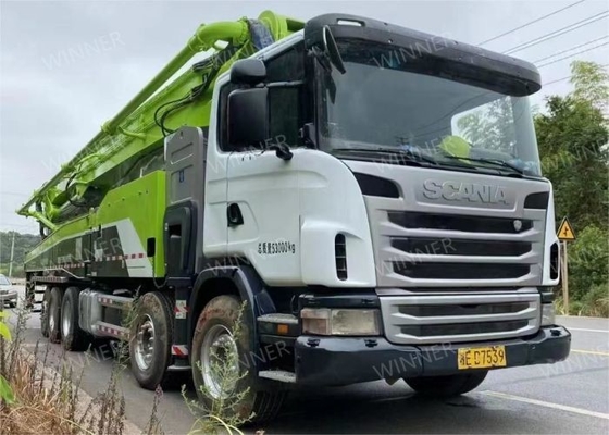 2013 Mode Used Concrete Boom Trucks 63m With Scania Chassis