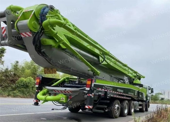 2013 Mode Used Concrete Boom Trucks 63m With Scania Chassis