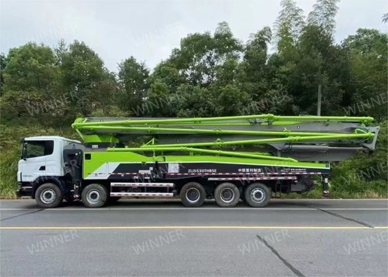 2013 Mode Used Concrete Boom Trucks 63m With Scania Chassis