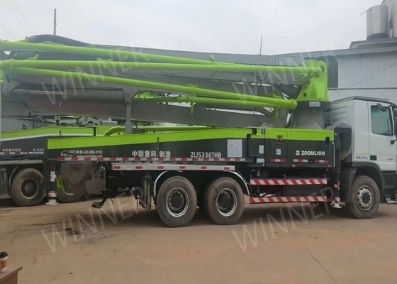 2012 Mode Refurbished Zoomlion Concrete Pump Truck 47m Used Tri Axle Trucks