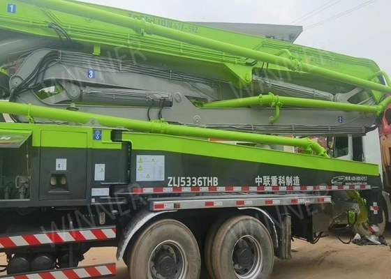 2012 Mode Refurbished Zoomlion Concrete Pump Truck 47m Used Tri Axle Trucks