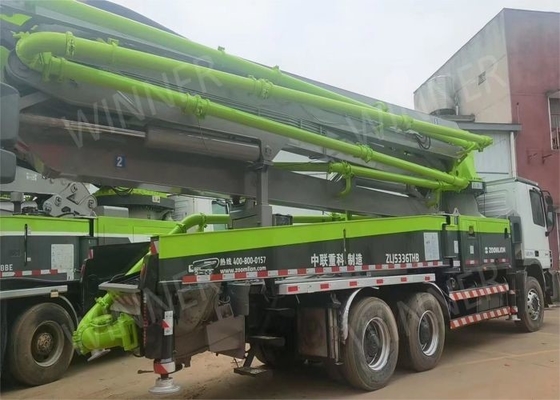 2012 Mode Refurbished Zoomlion Concrete Pump Truck 47m Used Tri Axle Trucks