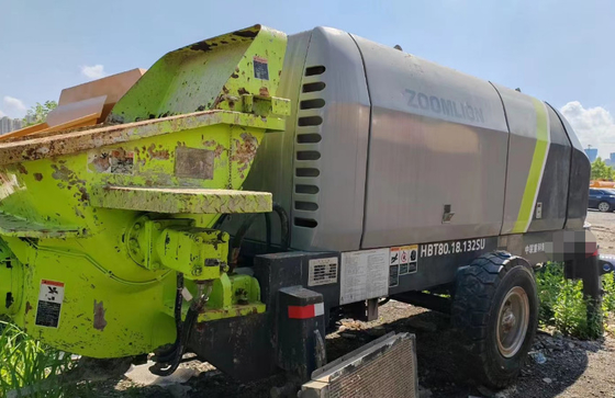 Construction Used Stationary Concrete Pump Zoomlion 82m3/H  80.18-132SU