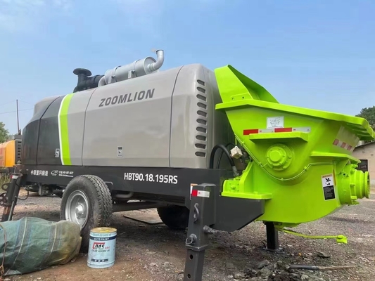 Zoomlion Stationary Concrete Pump Used HBT90.18.195RS 93m3/H