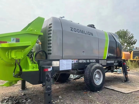 Zoomlion Stationary Concrete Pump Used HBT90.18.195RS 93m3/H