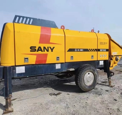 HBT80C Used Stationary Concrete Pump Truck 2020 Model 85/50m3/H