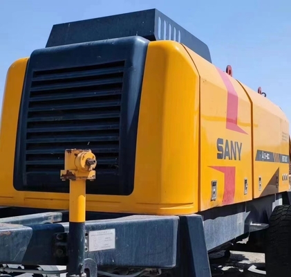 HBT80C Used Stationary Concrete Pump Truck 2020 Model 85/50m3/H