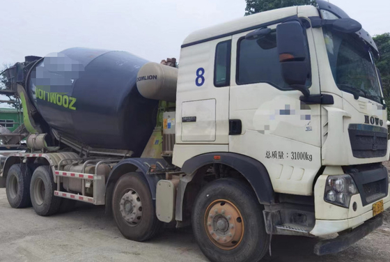 Zoomlion Used Concrete Mixer Truck Manufacturer 2019 Model With Howo Chassis