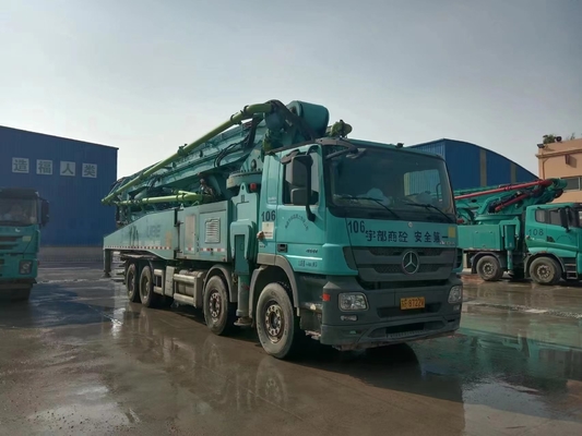 4 Axle Used Zoomlion Concrete Pump With 63m Boom length