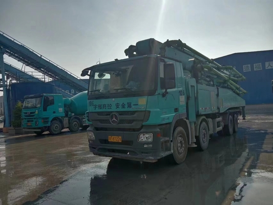 4 Axle Used Zoomlion Concrete Pump With 63m Boom length