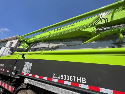 Zoomlion Refurbished  47M Used Concrete Pump Trucks  BENZ Chassis