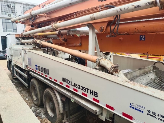 2012 ZoomLion 49M Used Concrete Pump Truck within Benz Chassis